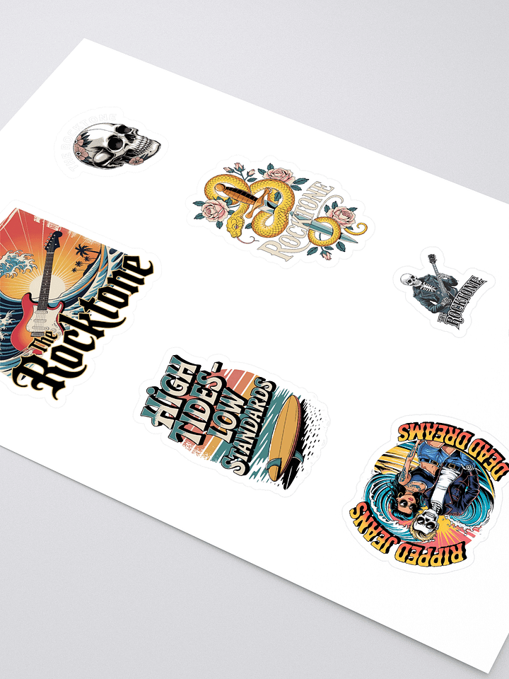 Rock n' Roll Sticker Bomb - Kiss Cut Sticker Sheet product image (2)
