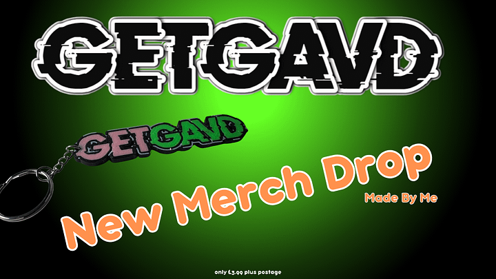 custom GetGavD Keyring product image (1)