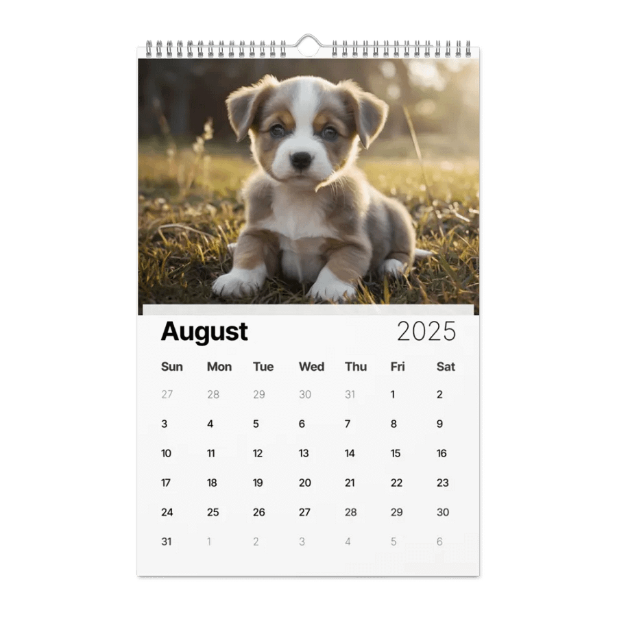 CZ229 Puppies Calendar product image (2)