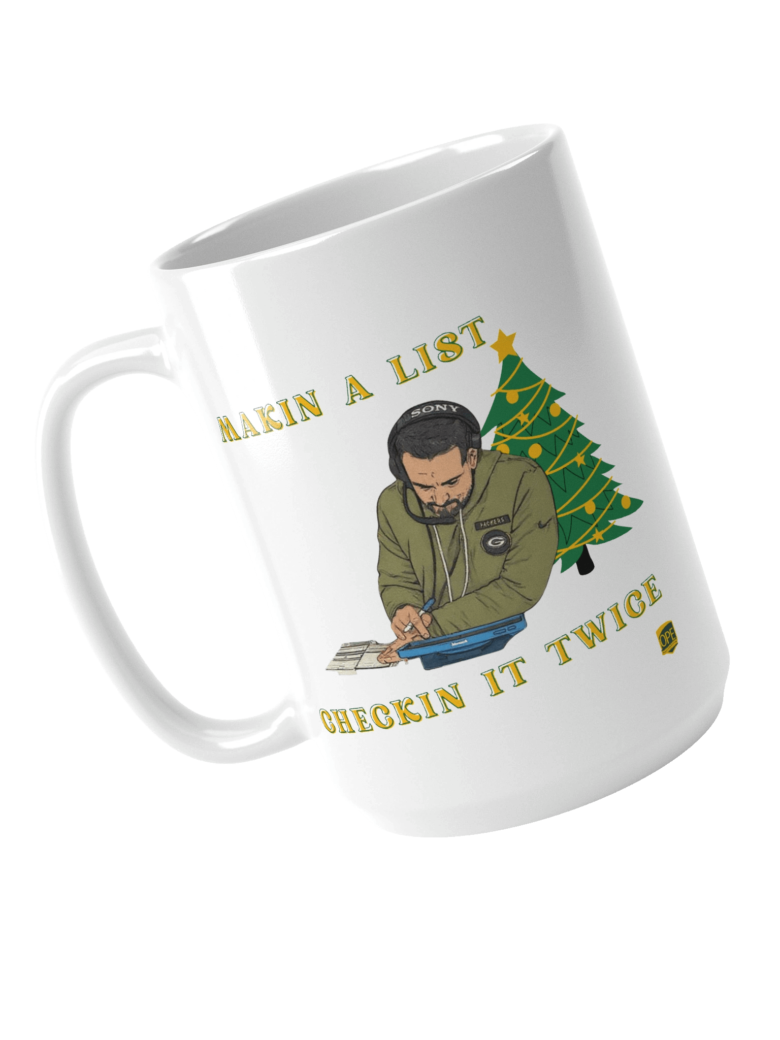 Makin' a List White Glossy Mug product image (2)