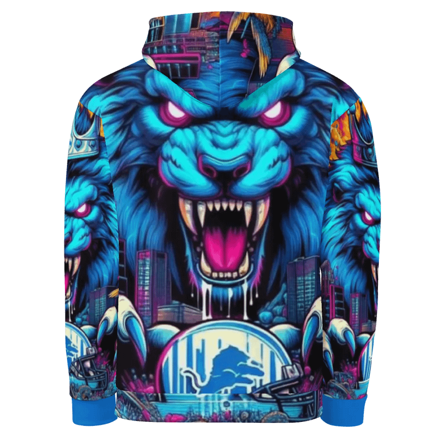 Roaring City Lion Unisex Hoodie product image (2)