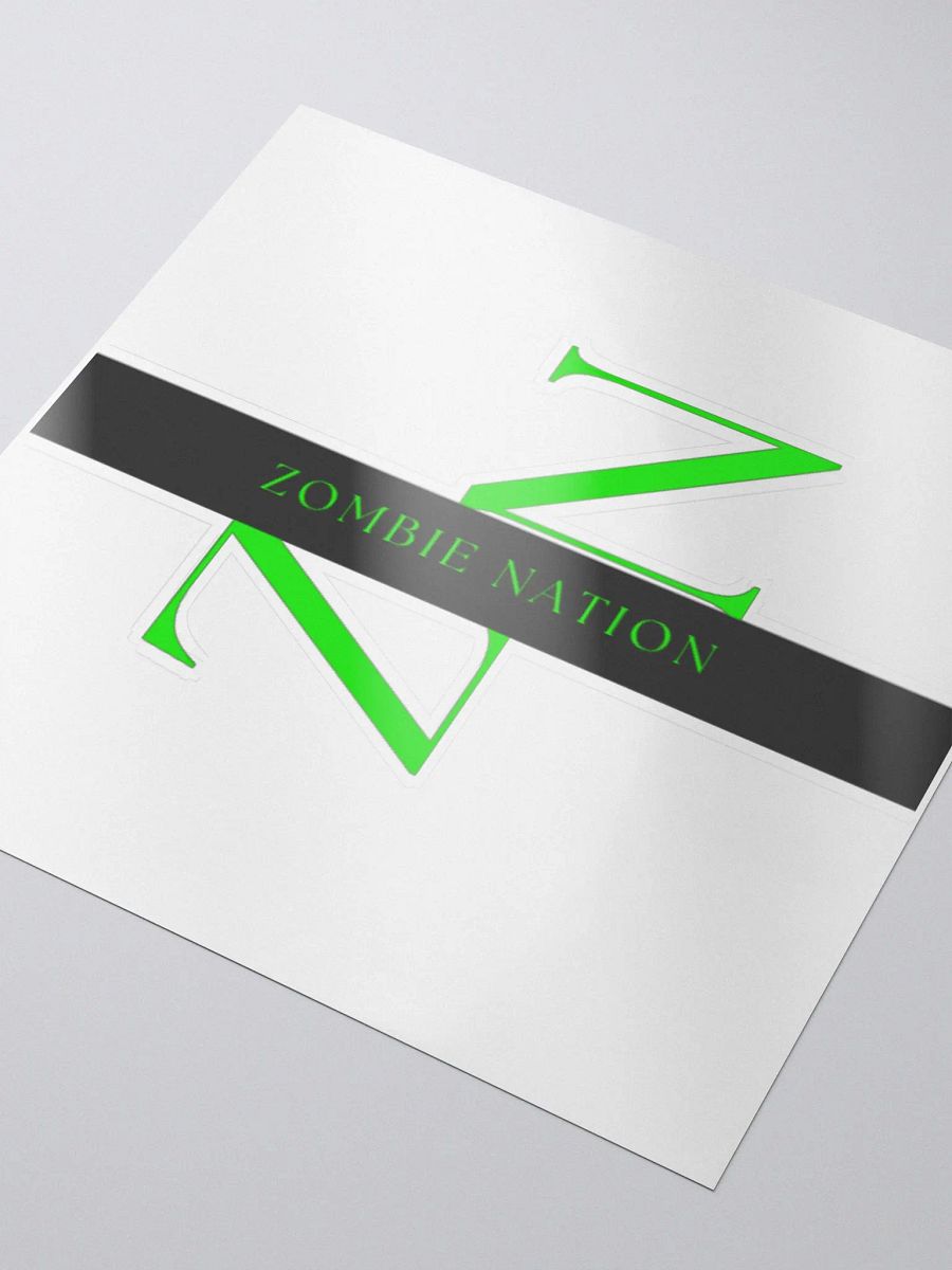 Zombie Nation sticker (green) product image (3)