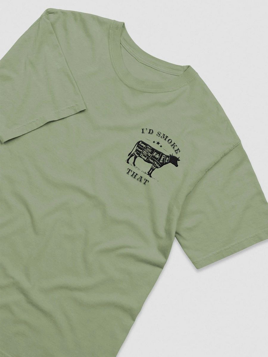 I'd Smoke That Embroidered Unisex Comfort Colors Tshirt product image (3)
