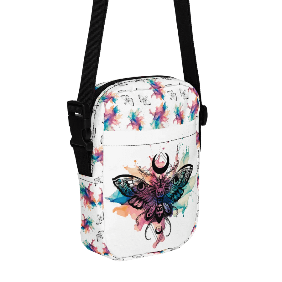 Lunar Moth Ink Splash Crossbody Bag product image (5)