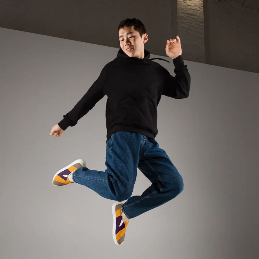 Orange Zag Slip-Ons product image (8)