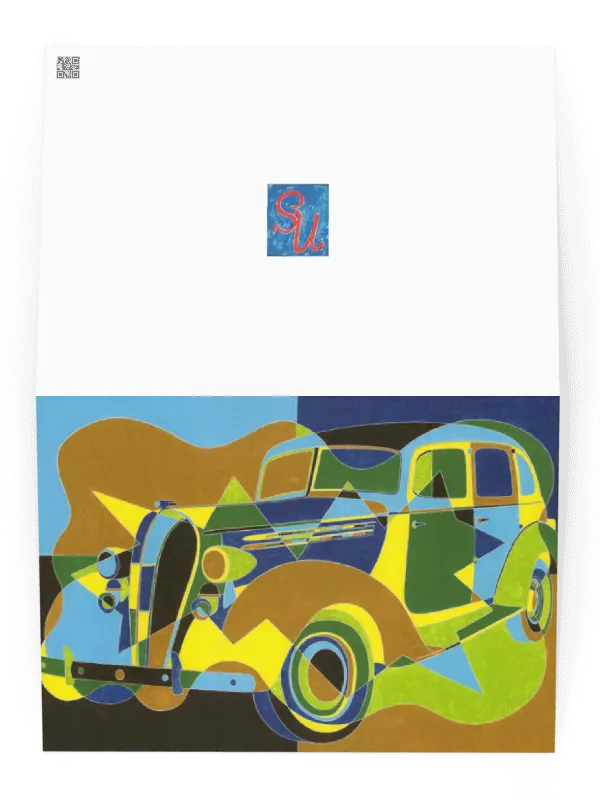Will & Nellie's Ride ('36 Hudson Terraplane) Greeting Card product image (1)