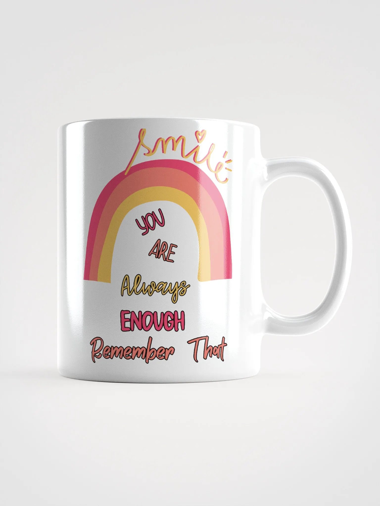 Rainbow Smile Motivational Mug product image (1)