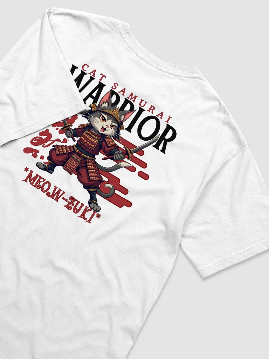 Meow-zuki Samurai Warrior T-Shirt product image (4)