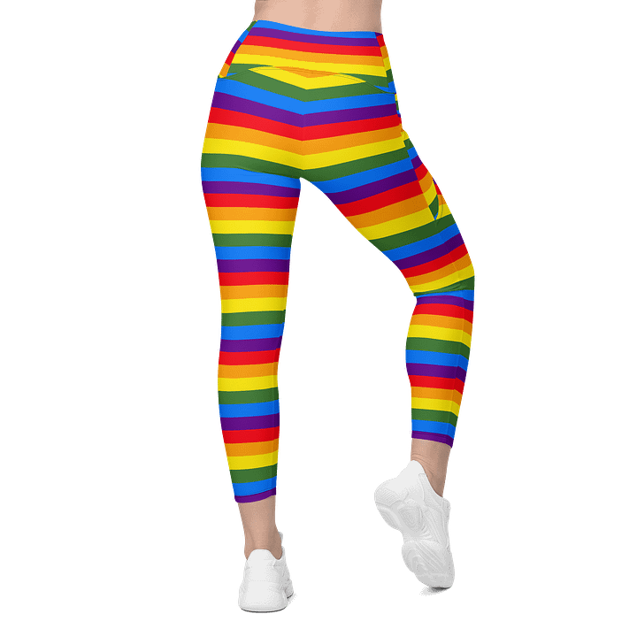 Rainbow Bliss Crossover Leggings product image (2)