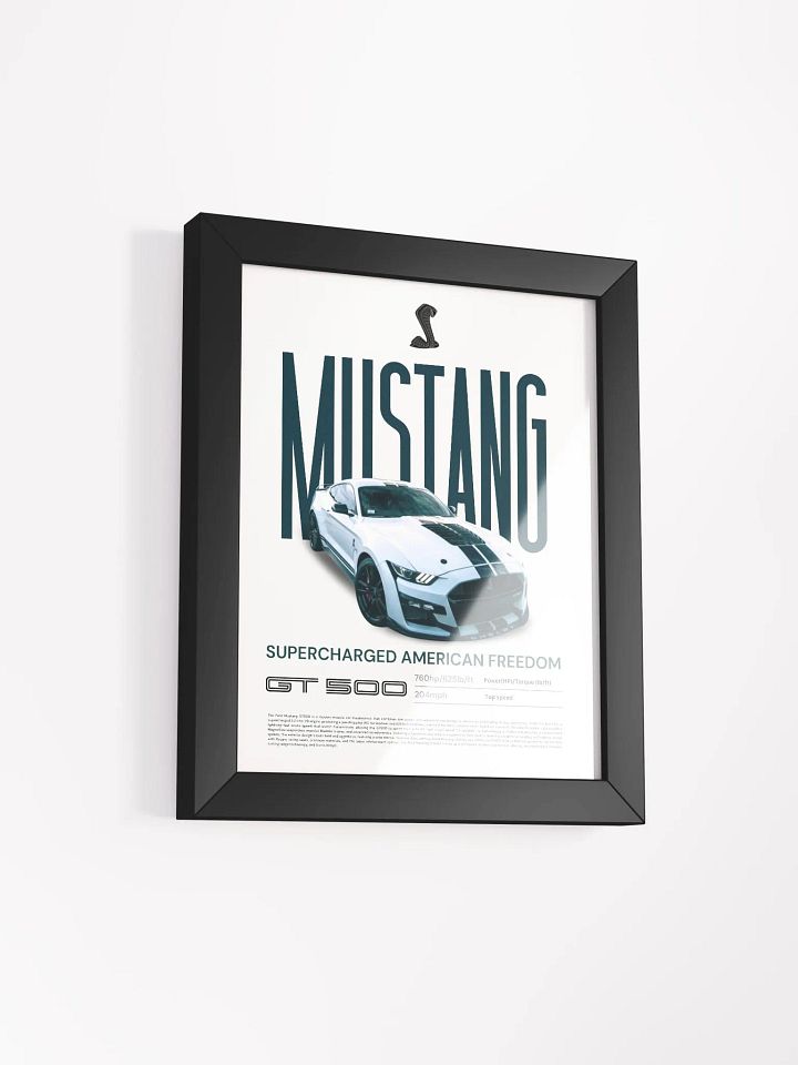 FORD MUSTANG GT500 #2 FRAMED POSTER product image (2)