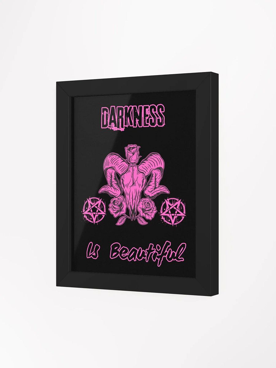 Darkness is Beautiful Framed Art product image (3)