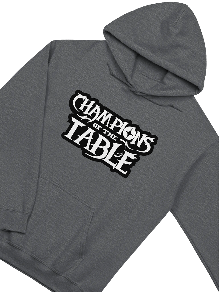 Champions of The Table - Full Logo Hoodie (Black & White) product image (10)