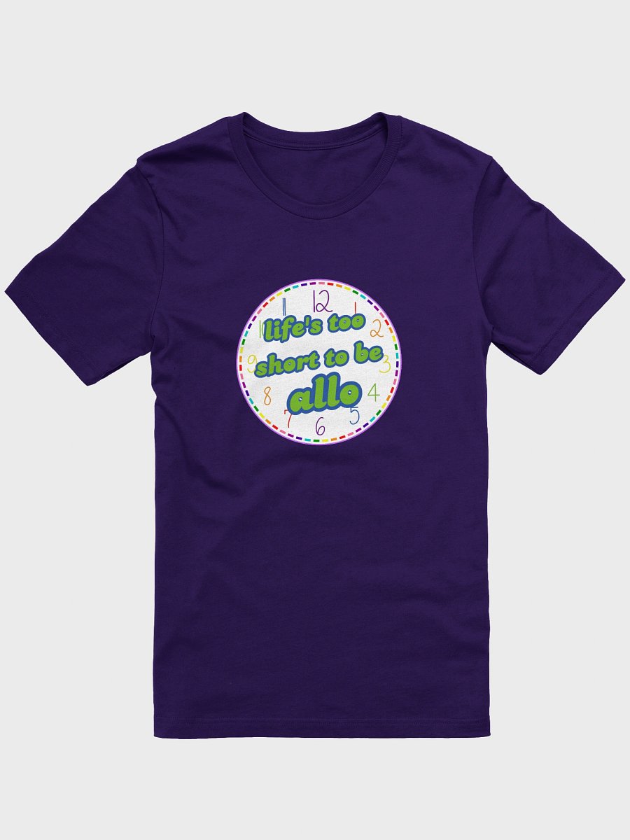 life's too short to be allo queer t-shirt product image (1)