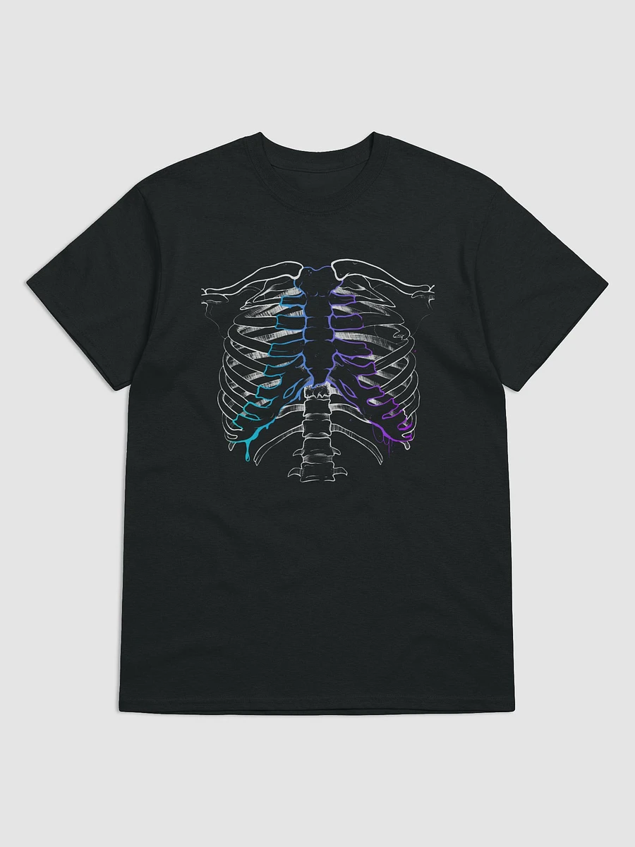 Graident Rib Tee - Black (More Sizes) product image (1)