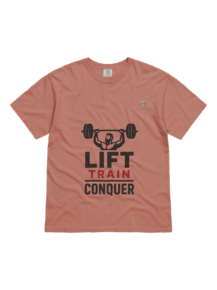 Iron Will: Lift Train Conquer T-shirt product image (71)