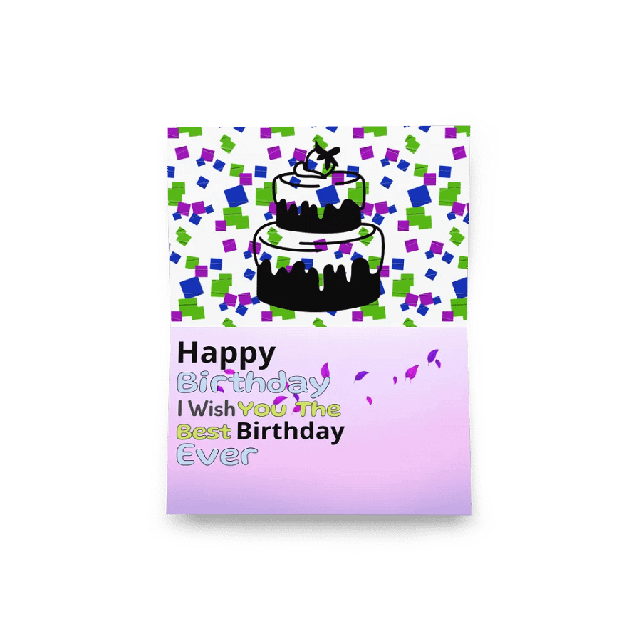 Blissful Birthday Wishes Card product image (11)