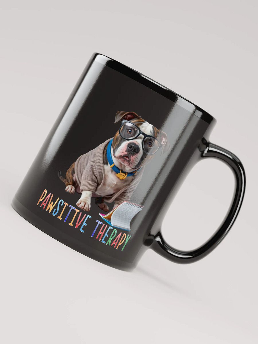 Pawsitive Therapy Black Mug product image (4)