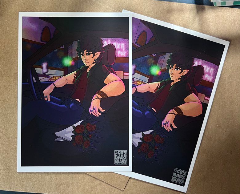 Sage In His Car 5x7 Print product image (2)