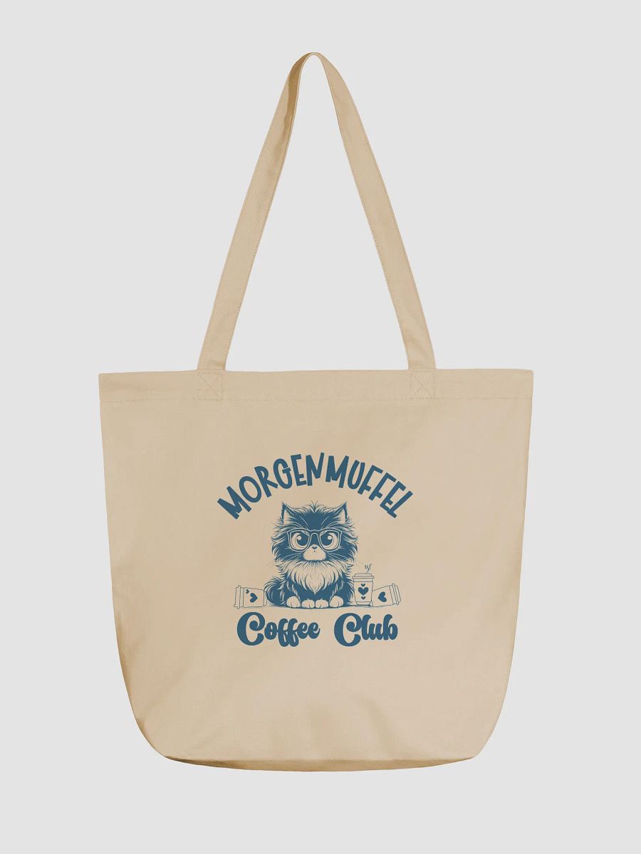 Morgenmuffel Cat Coffee Club Eco Tote product image (1)