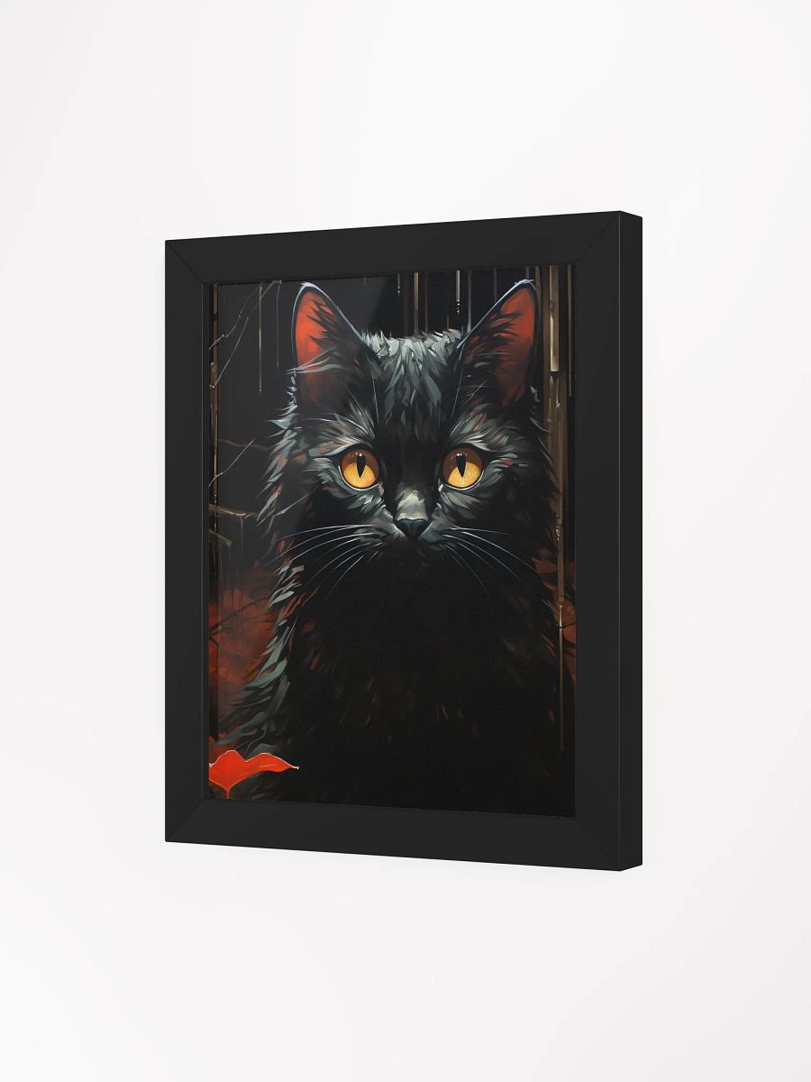 Mystical Feline Gaze Framed Art product image (3)