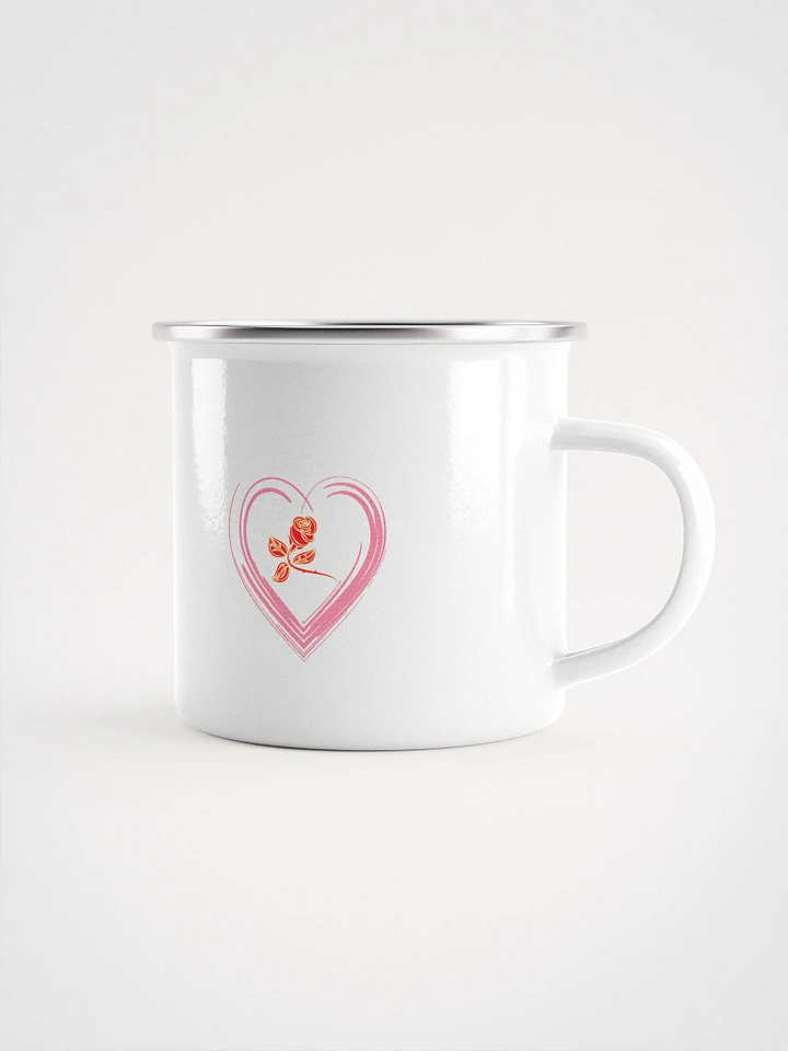 Flame Hearts Enamel Camping Mug product image (1)