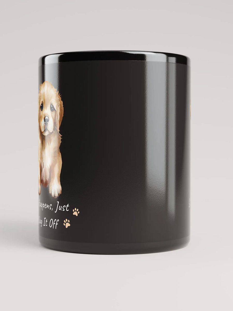 Sip Happens Black Glossy Mug product image (9)