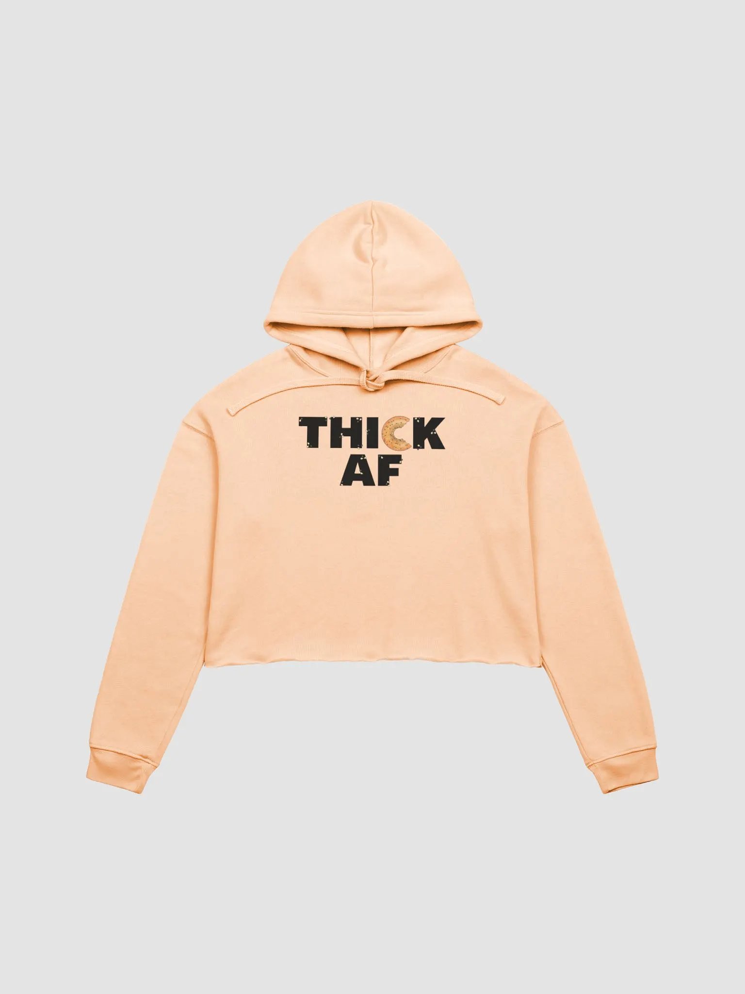 Thick AF Bagel Cropped Hoodie product image (2)