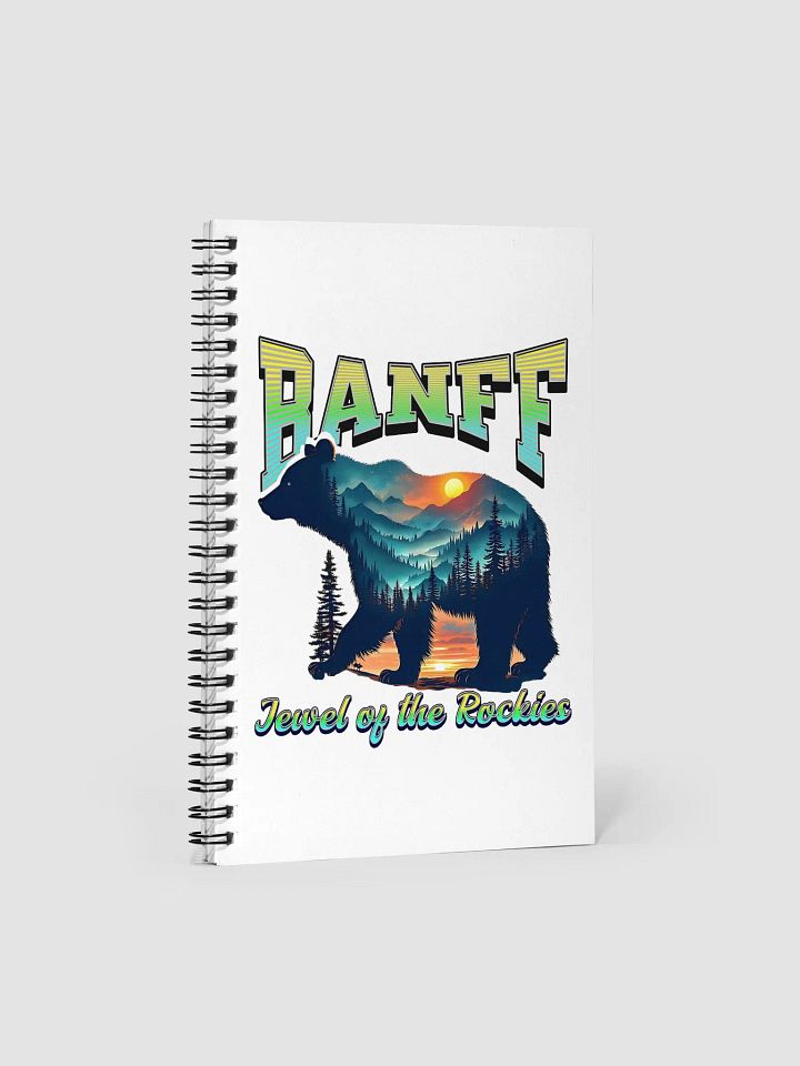 Banff Jewel Of The Rockies Bear Spiral Notebook product image (2)