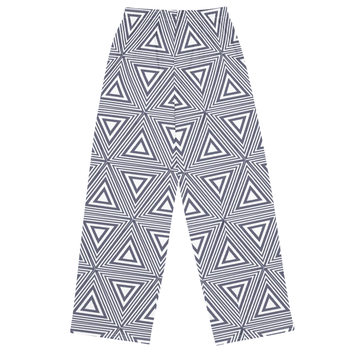 Gray Triangles Wideleg Pants product image (1)