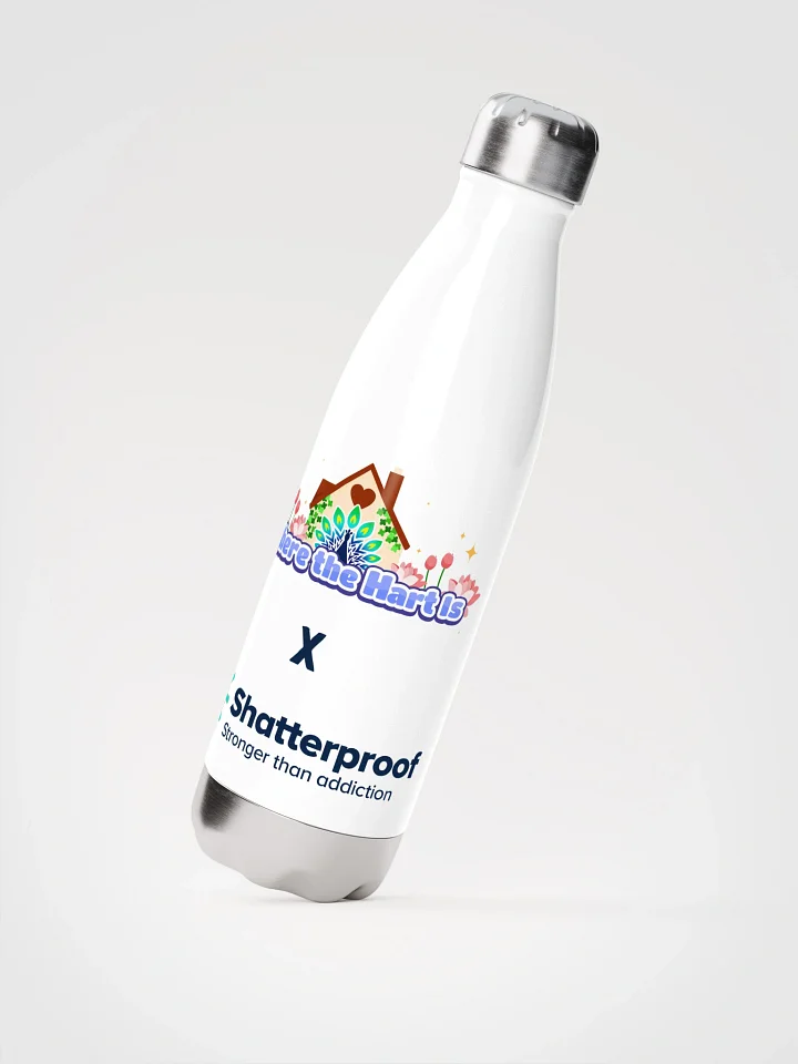 Lisa J Ketrick Memorial Annual Fundraiser Memento Water Bottle - White product image (2)