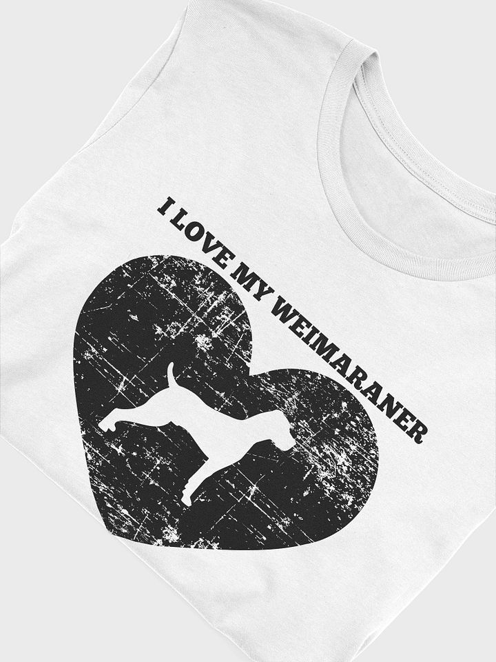 I Love My Weimaraner - Bella+Canvas Supersoft T-shirt product image (2)
