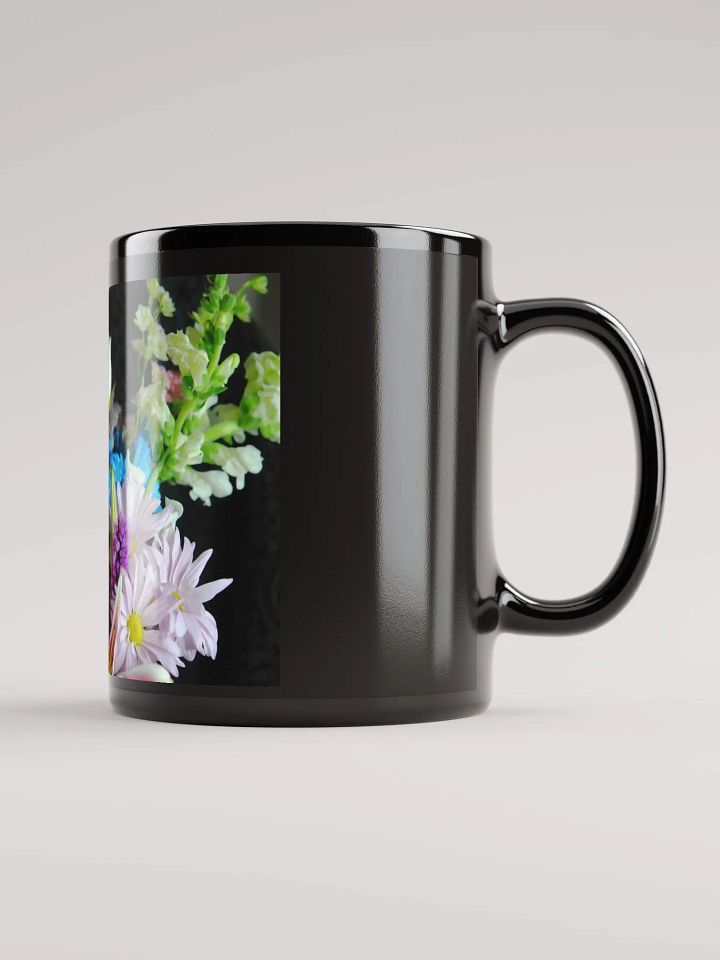 Flowers 292 Black Coffee Mug product image (2)