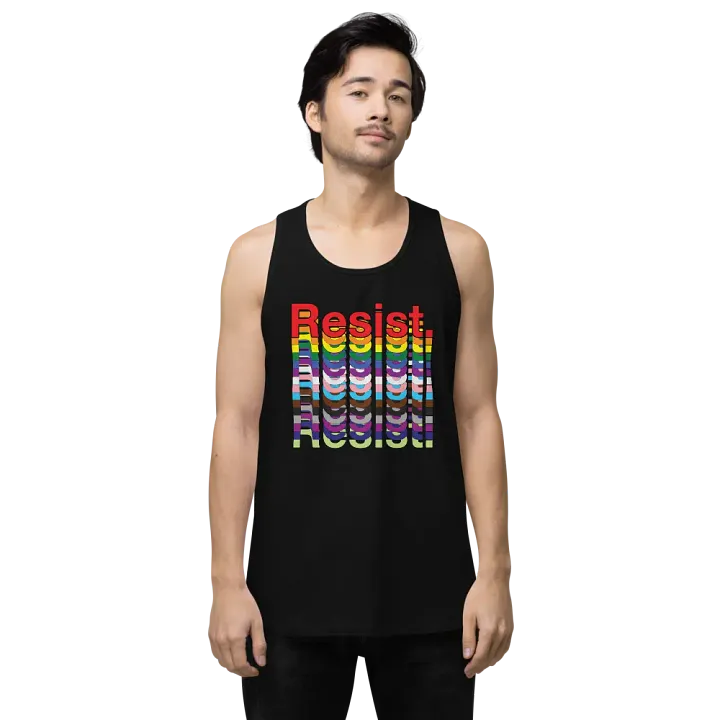 Resist - Rainbow Cotton Heritage Premium Tank Top product image (1)