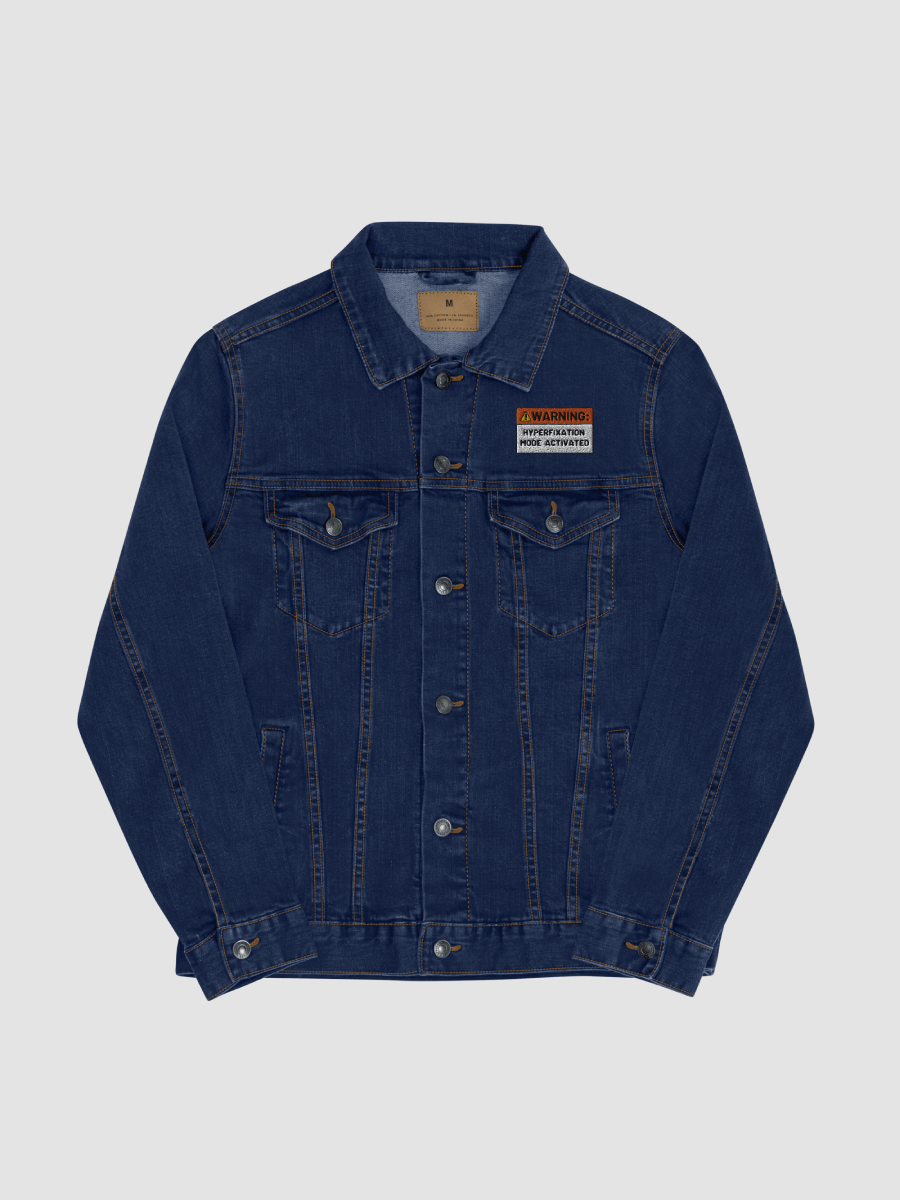 HYPERFIXATION MODE ACTIVATED Denim Jacket product image (1)