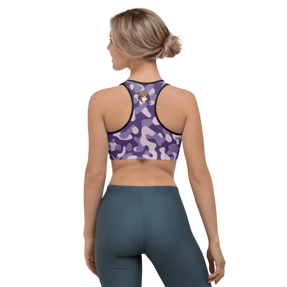 Purple Camo Nova Sports Bra product image (7)