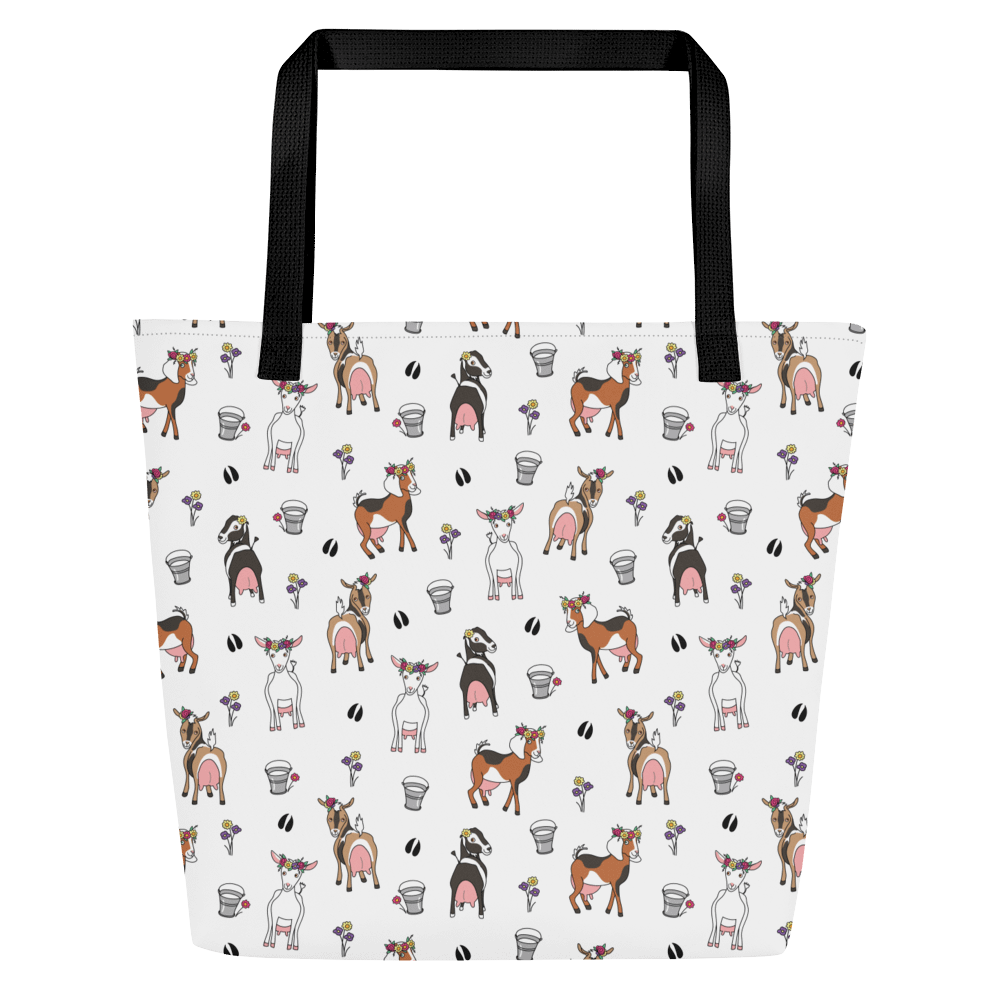 Cute Dairy Goats Tote Bag product image (3)
