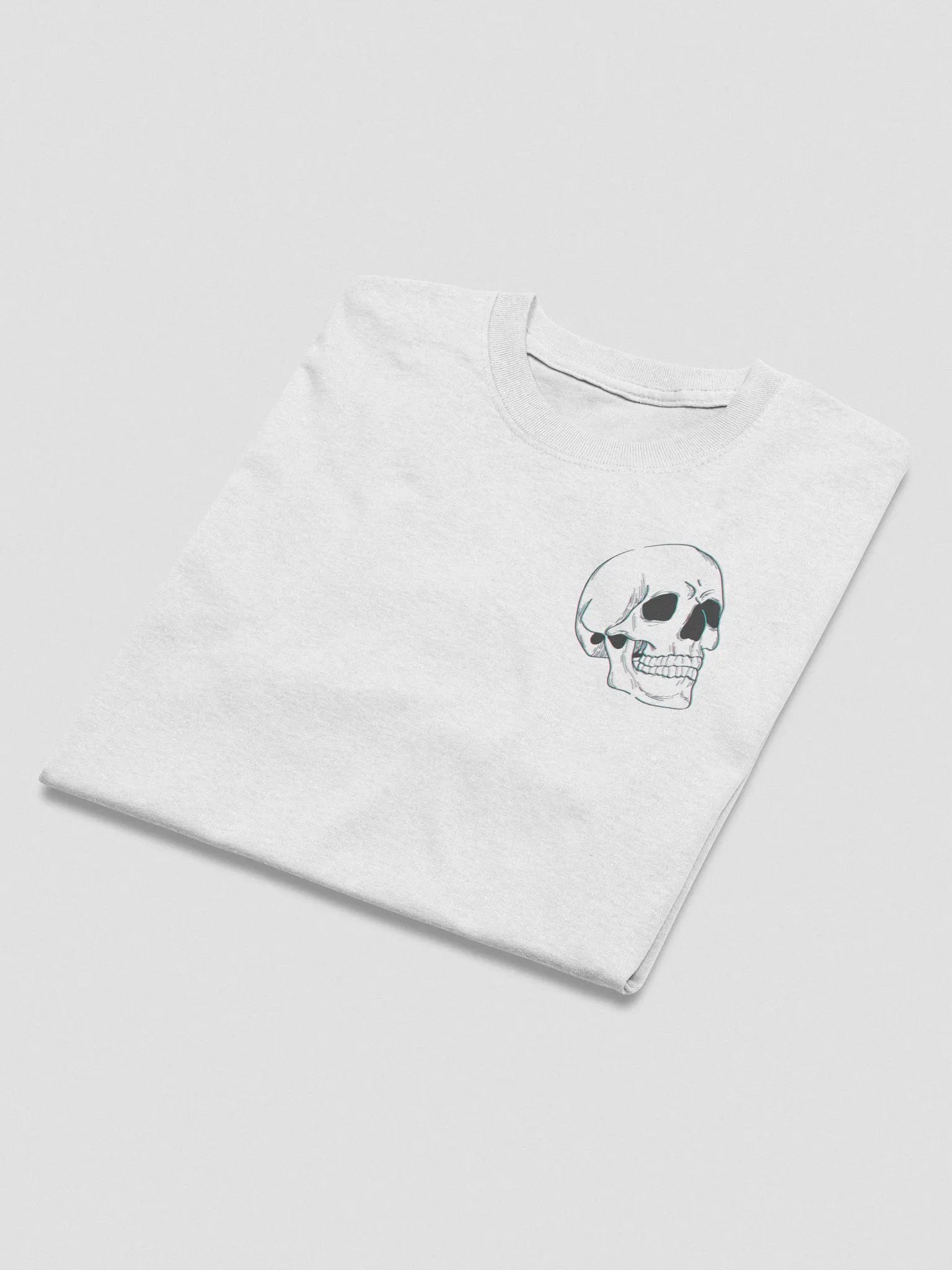 3D Simple Skull T-Shirt product image (25)
