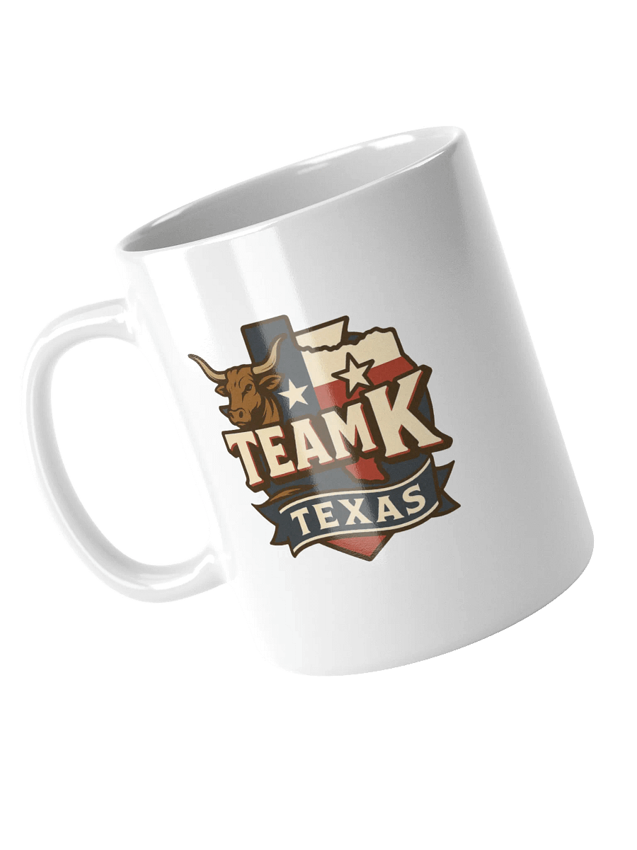 Team K Texas White Mug product image (8)