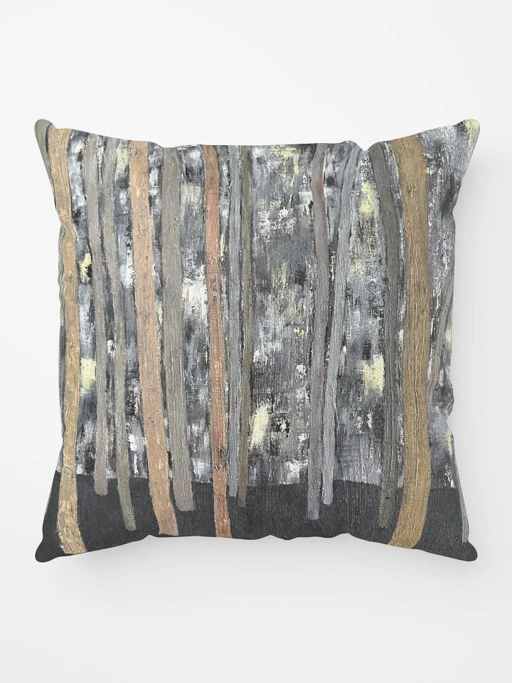 Square Black-Brown Trees Pillow product image (1)