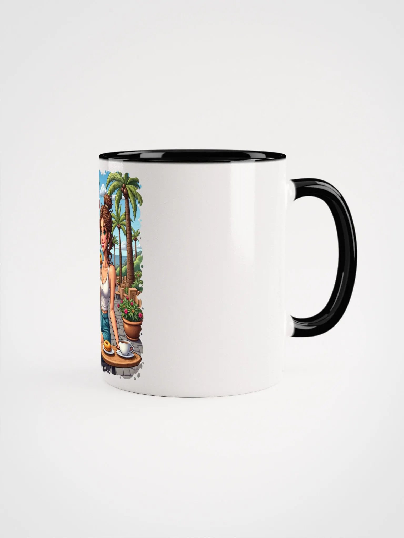 Powered By Coffee and Donuts Ceramic Mug product image (8)