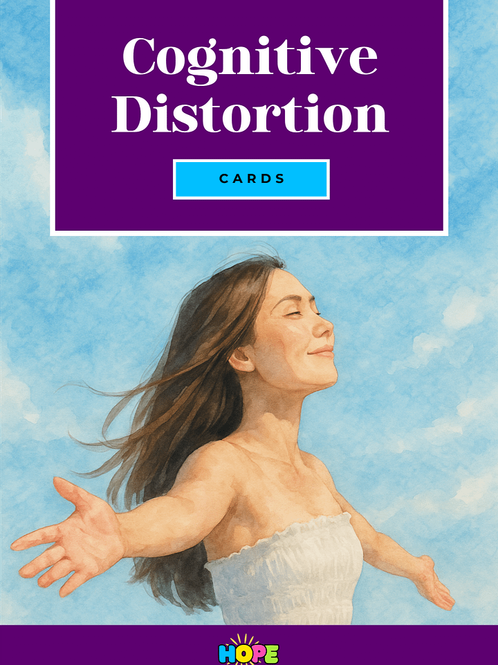 Gentle Reframes: Cognitive Distortion Card Deck product image (1)