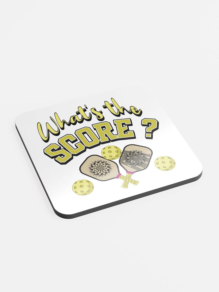 Whats The Score Pickleball Stylish Paddle Coaster Set product image (2)
