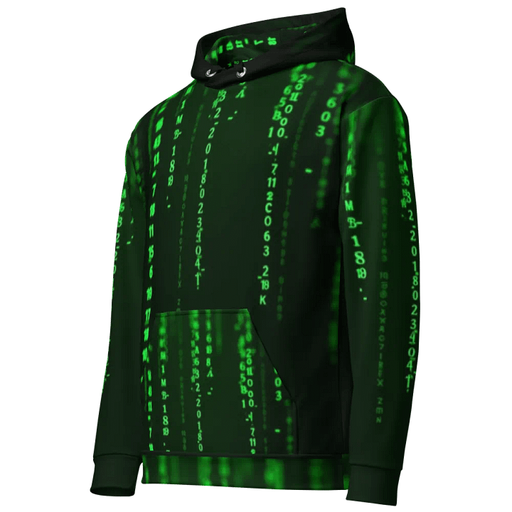 Digital Code Matrix Unisex Hoodie product image (2)