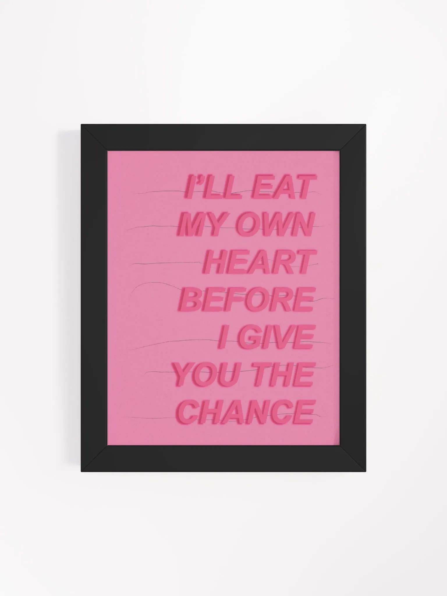 Heart Eater Framed Art Print product image (4)