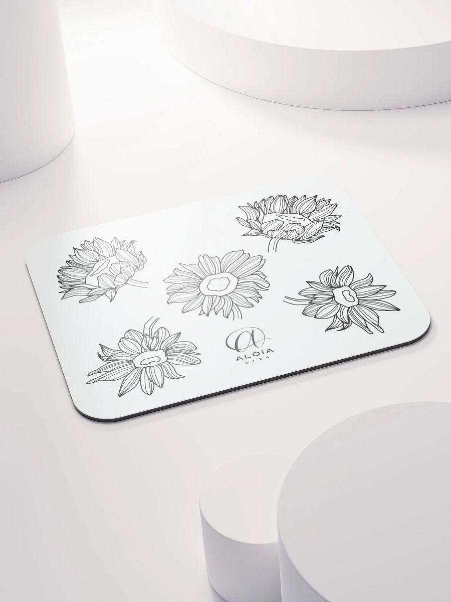 Doodle Flowers Mouse Pad product image (4)