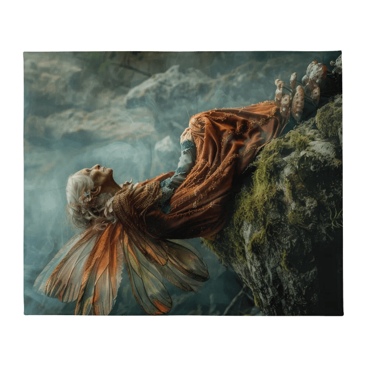 Elder fairy on a rock - Blanket product image (1)