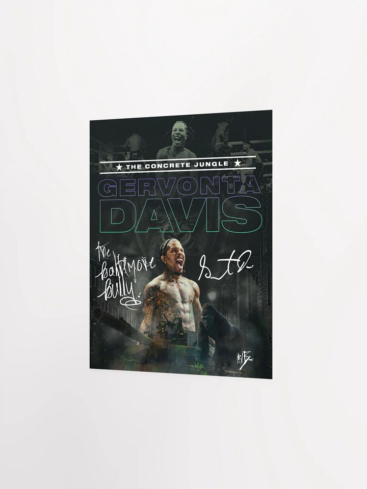 Concrete Jungle | Gervonta Davis Paper Poster product image (4)