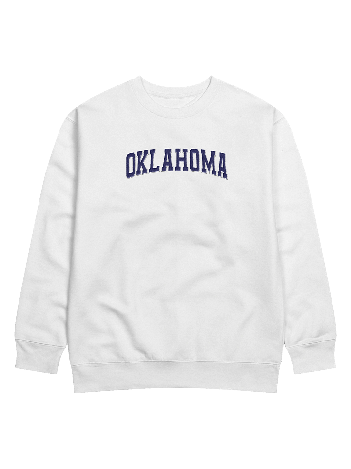 Oklahoma Vintage Stylish Embroidery Premium Sweatshirt product image (1)