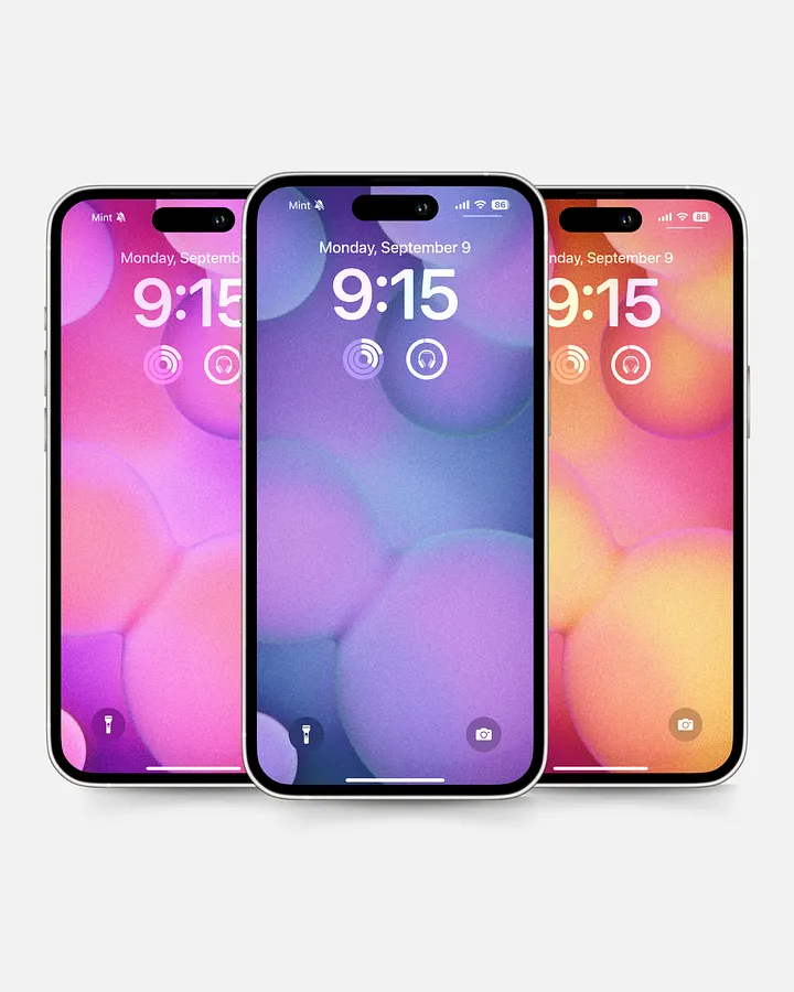 Grainy Bubbles Wallpaper Pack product image (1)