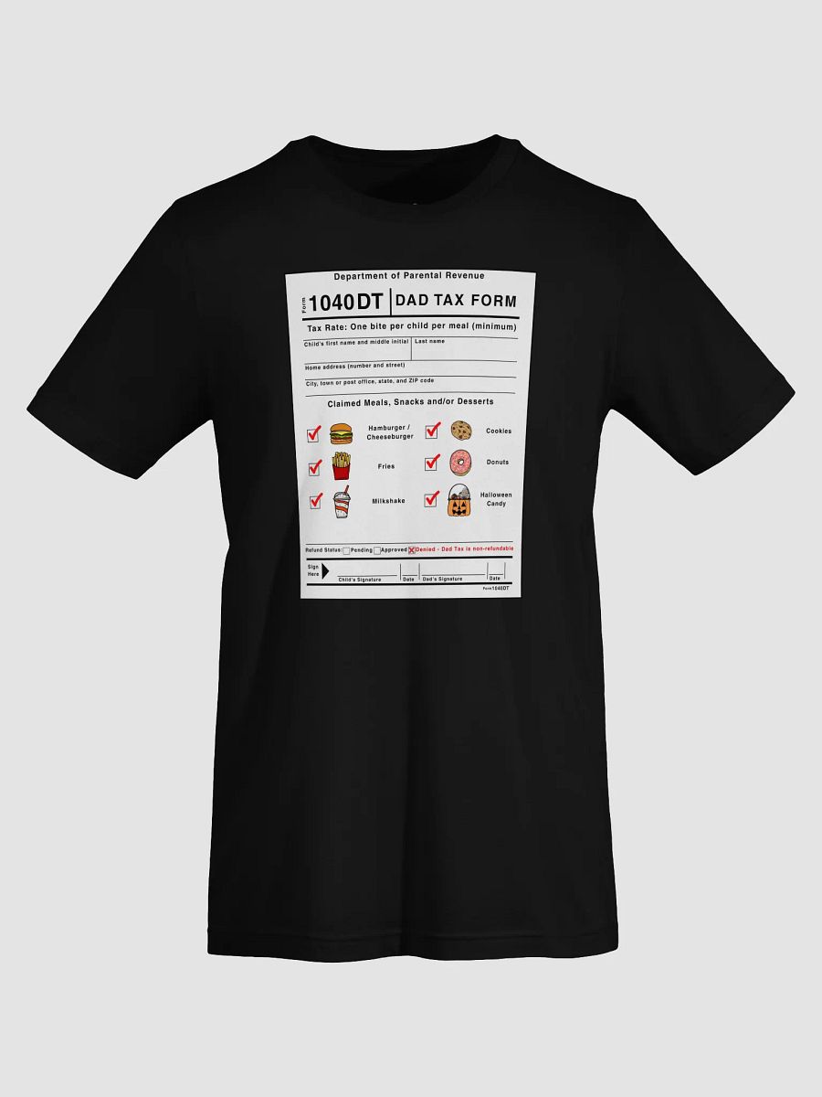 DAD TAX FORM 1040DT - TEE product image (72)